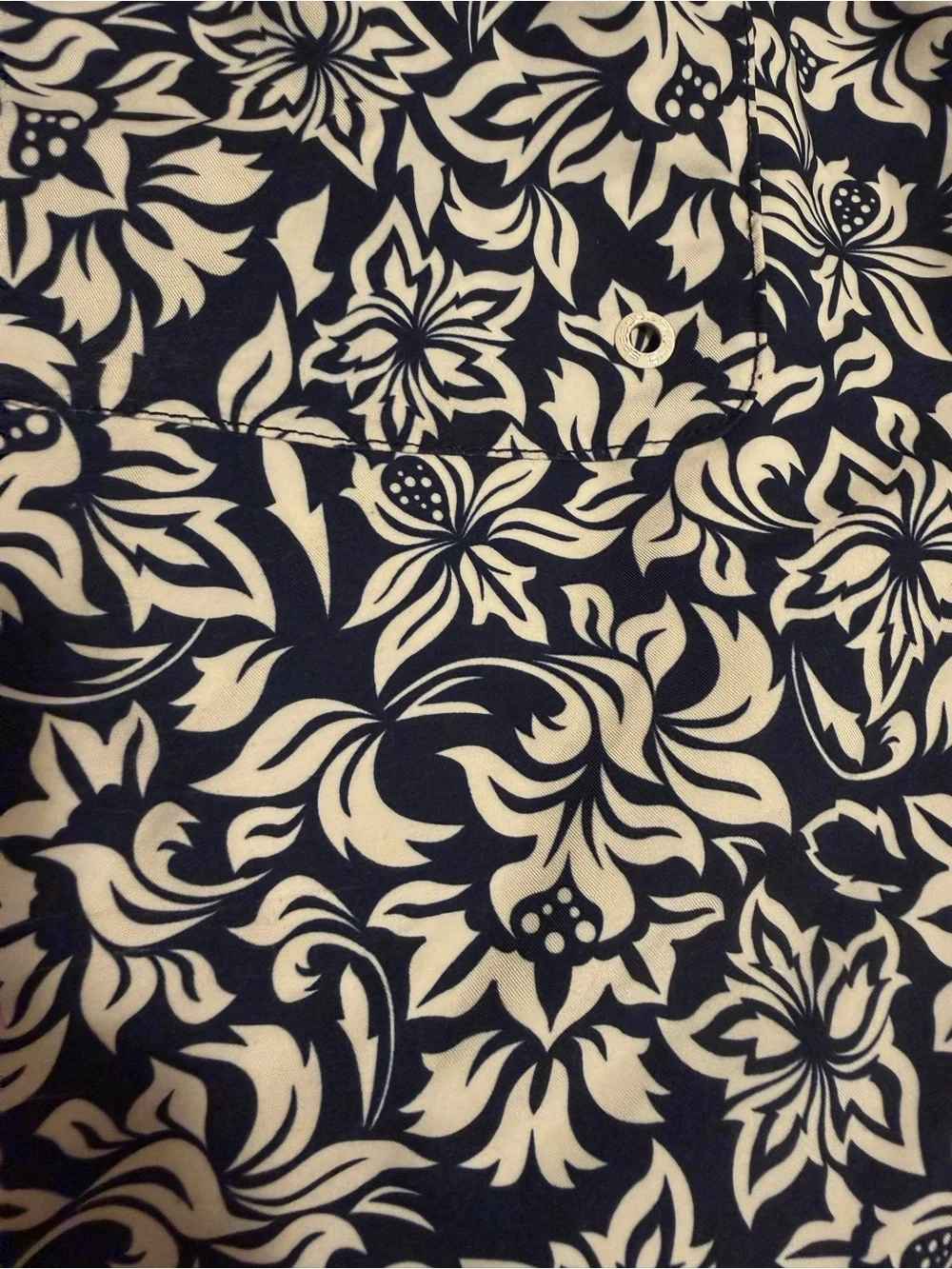 Mens Speedo Navy and White Floral Swim Shorts